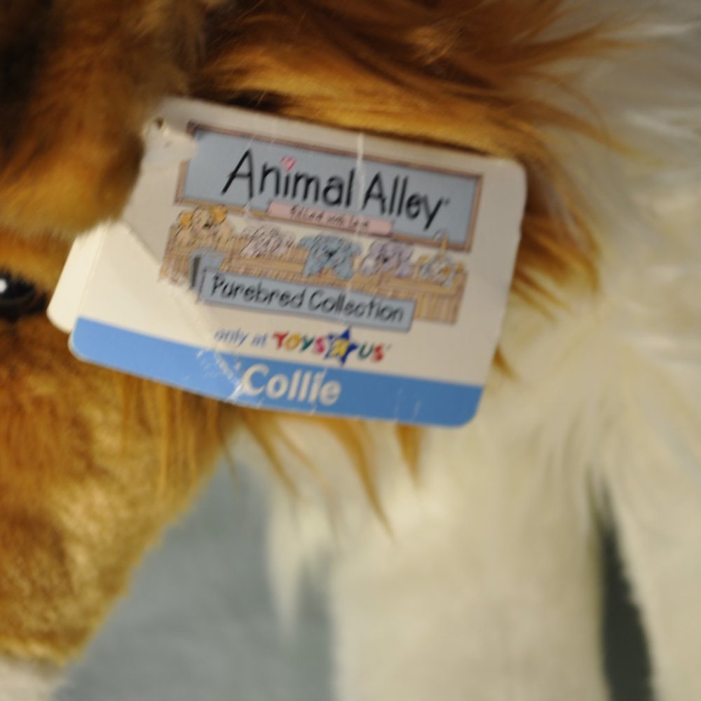 plush NWT Animal Alley collie dog stuffed animal vintage 2000 (w867) - Picture 2 of 12